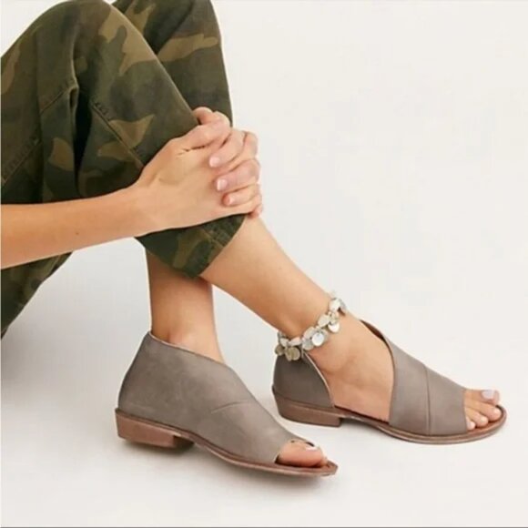 Free People Mont Blanc Asymmetrical Sandal size EU 42 US 11.5 Bohemian Lagenlook